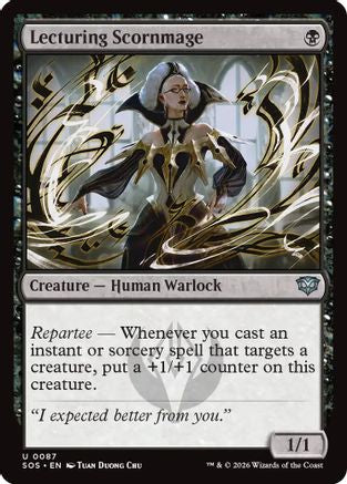 Lecturing Scornmage (SOS-087) - Secrets of Strixhaven Foil