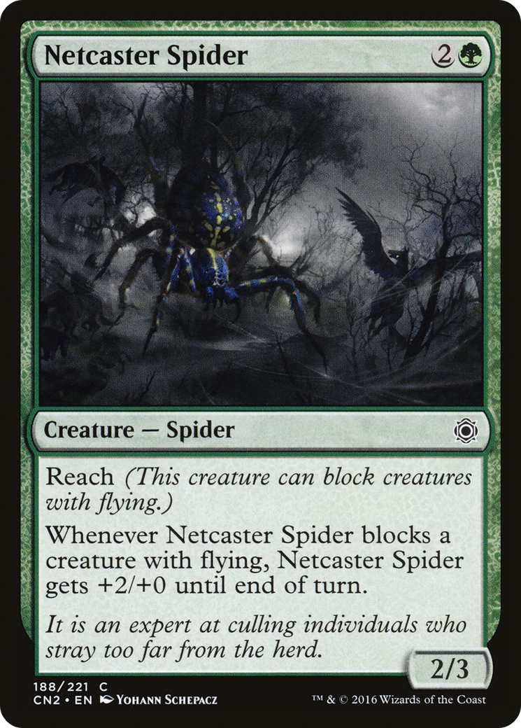 Netcaster Spider (CN2-188) - Conspiracy: Take the Crown Foil