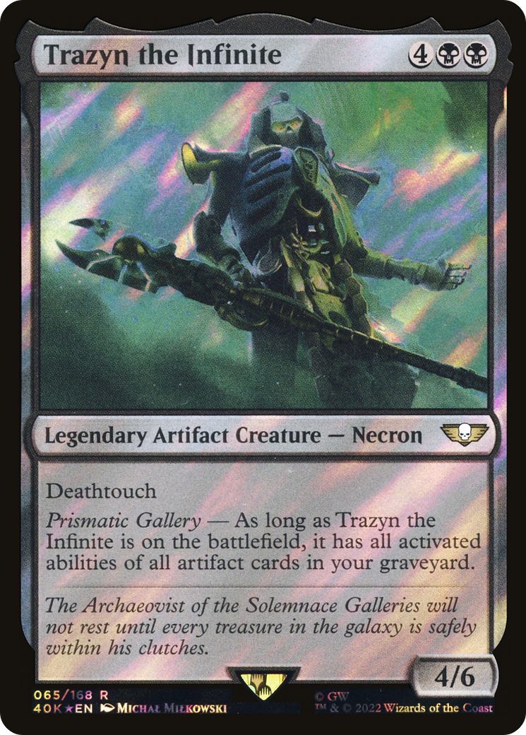 Trazyn the Infinite (40K-065) - Warhammer 40,000 Commander Foil