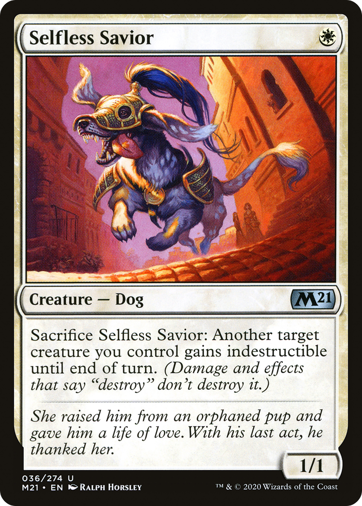 Selfless Savior (M21-036) - Core Set 2021 Foil