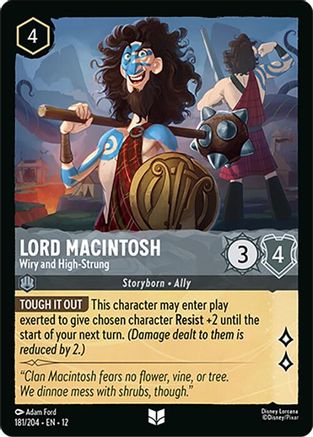 Lord Macintosh - Wiry and High-Strung (181/204) - Wilds Unknown Cold Foil
