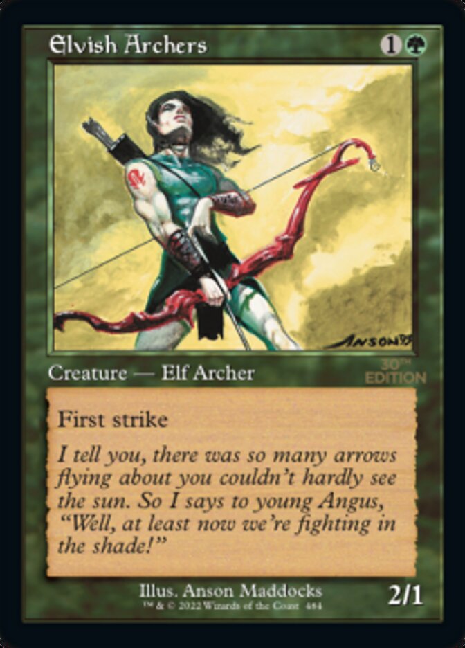 Elvish Archers (Retro Frame) (30A-484) - 30th Anniversary Edition