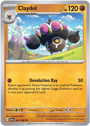 Claydol 047/086 - ME04 Chaos Rising