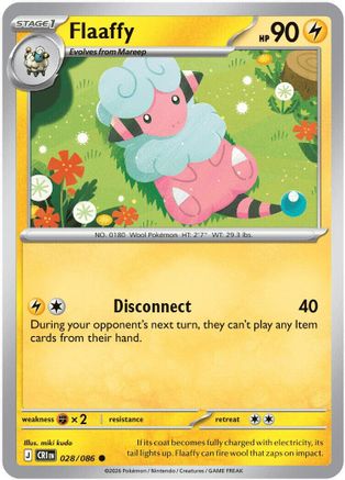 Flaaffy 028/null - ME04 Chaos Rising Reverse Holofoil