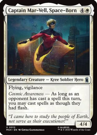 Captain Mar-Vell, Space-Born (MSH-012) - Marvel Super Heroes