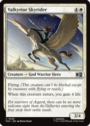 Valkyrior Skyrider (MSC-525) - Commander: Marvel Super Heroes Foil