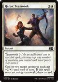Heroic Teamwork (MSC-597) - Commander: Marvel Super Heroes Foil