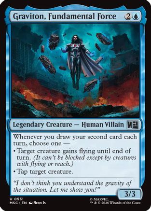 Graviton, Fundamental Force (MSC-531) - Commander: Marvel Super Heroes Foil
