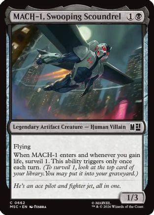 MACH-1, Swooping Scoundrel (MSC-662) - Commander: Marvel Super Heroes