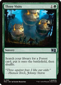 Three Visits (Surge Foil) (MSC-181) - Commander: Marvel Super Heroes Foil