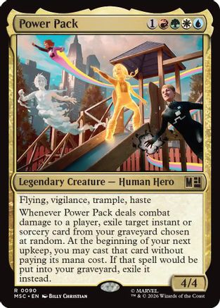 Power Pack (MSC-090) - Commander: Marvel Super Heroes