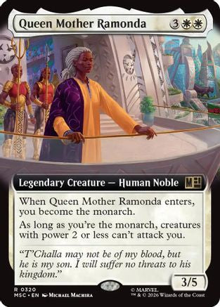 Queen Mother Ramonda (Extended Art) (MSC-320) - Commander: Marvel Super Heroes