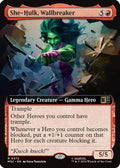 She-Hulk, Wallbreaker (Extended Art) (MSC-372) - Commander: Marvel Super Heroes Foil