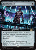 Panther Habit (Extended Art) (MSC-446) - Commander: Marvel Super Heroes Foil