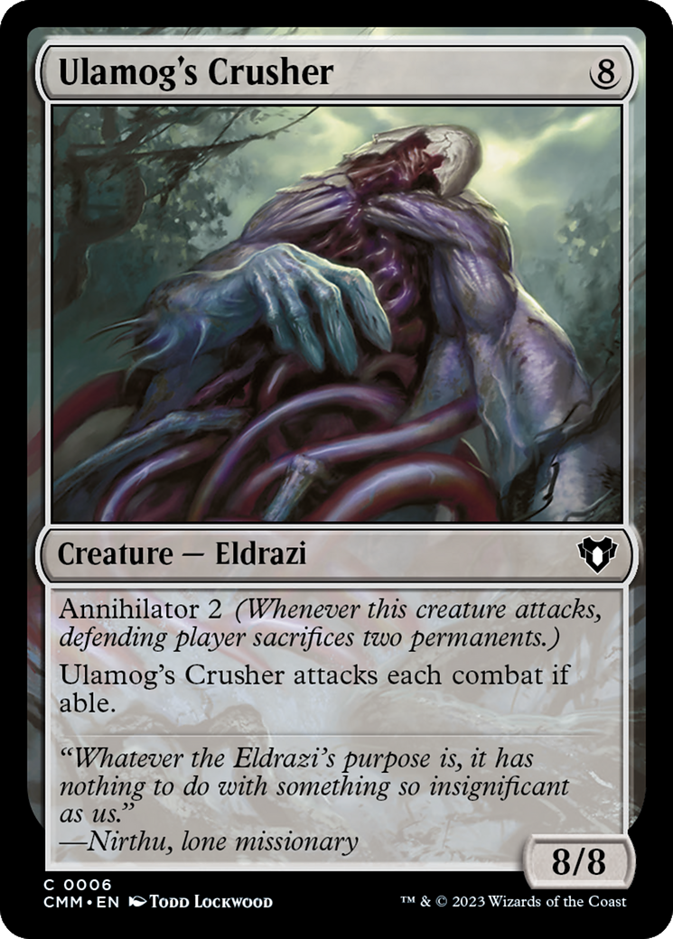 Ulamog's Crusher (CMM-006) - Commander Masters Foil