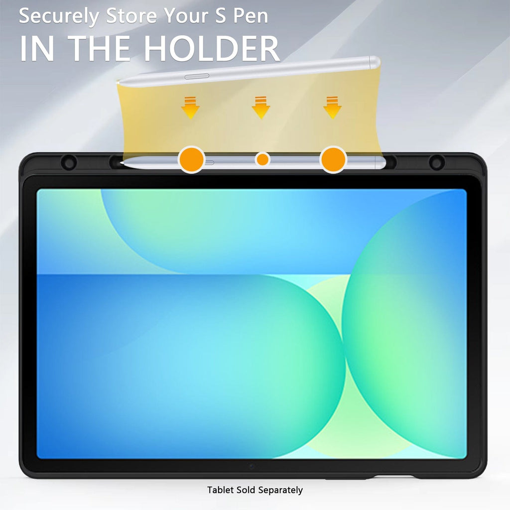Samsung Galaxy Tab S10 FE Folio Case - Durable Lightweight Ergonomic Design | Venture Series