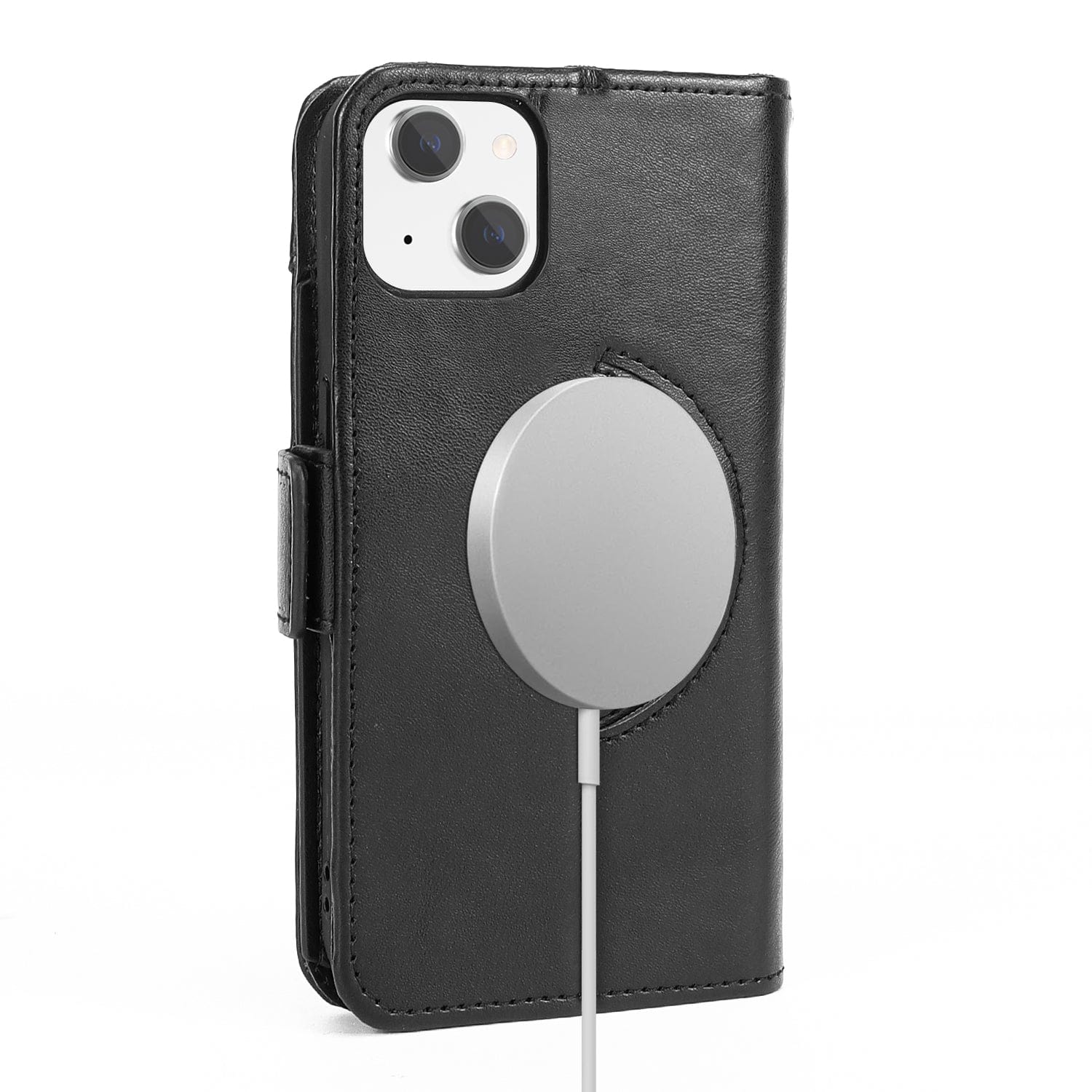 iPhone 15 Leather Wallet Case with MagSafe - Card Holder | Indy Series