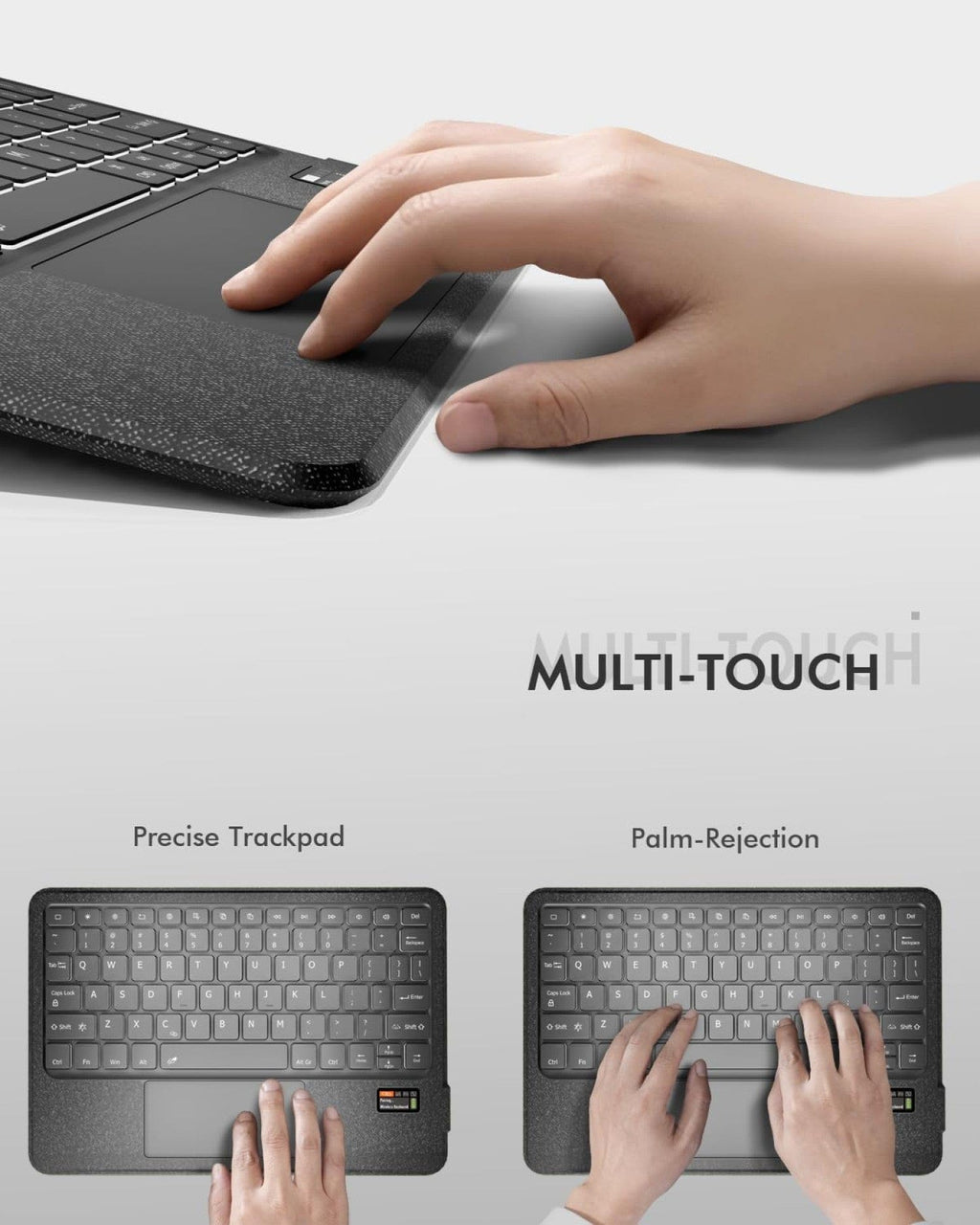 Samsung Galaxy Tab S11 Keyboard Case - Slim Backlit with Trackpad | ProTouch Navigate Series