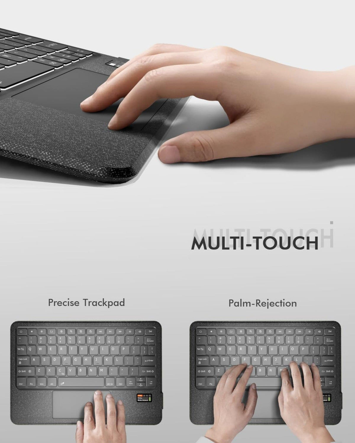 Samsung Galaxy Tab S11 Keyboard Case - Slim Backlit with Trackpad | ProTouch Navigate Series