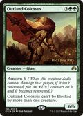 Outland Colossus (PRE-193S) - Magic Origins Promos Foil