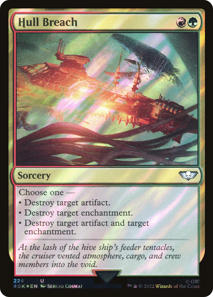 Hull Breach (40K-224★) - Warhammer 40,000 Commander Foil