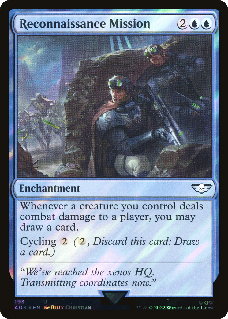 Reconnaissance Mission (40K-193★) - Warhammer 40,000 Commander Foil