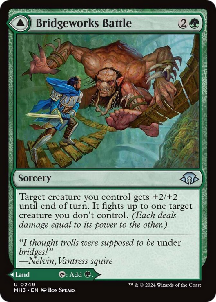 Bridgeworks Battle (MH3-249) - Modern Horizons 3 Foil