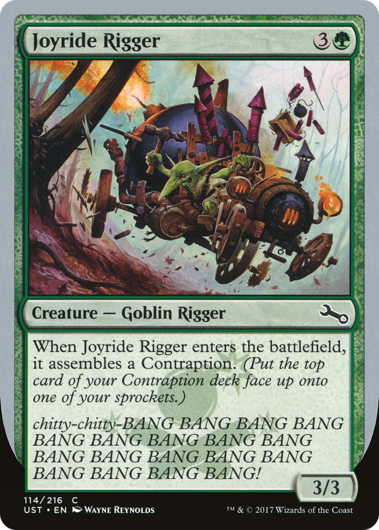 Joyride Rigger (UST-114) - Unstable