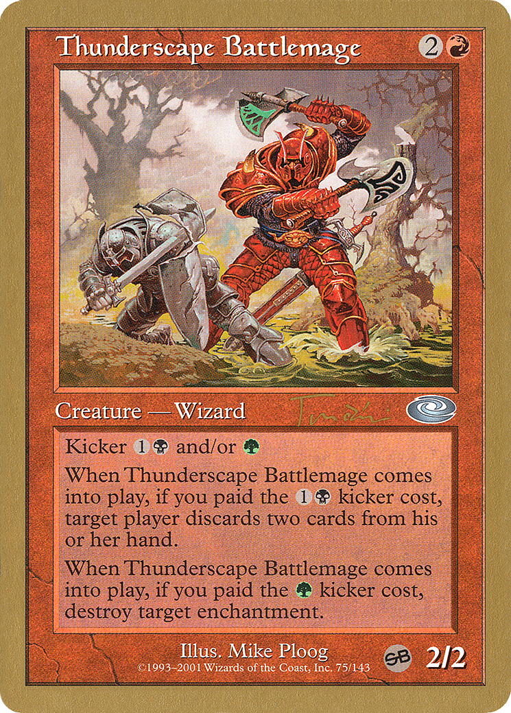 Thunderscape Battlemage (WCD-JT75SB) - World Championship Decks 2001
