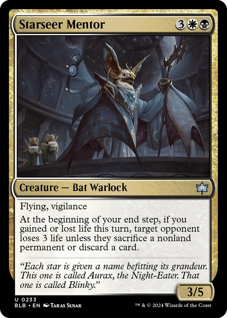 Starseer Mentor (BLB-233) - Bloomburrow Foil