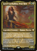 Jared Carthalion, True Heir (CMR-601) - Commander Legends Etched Foil