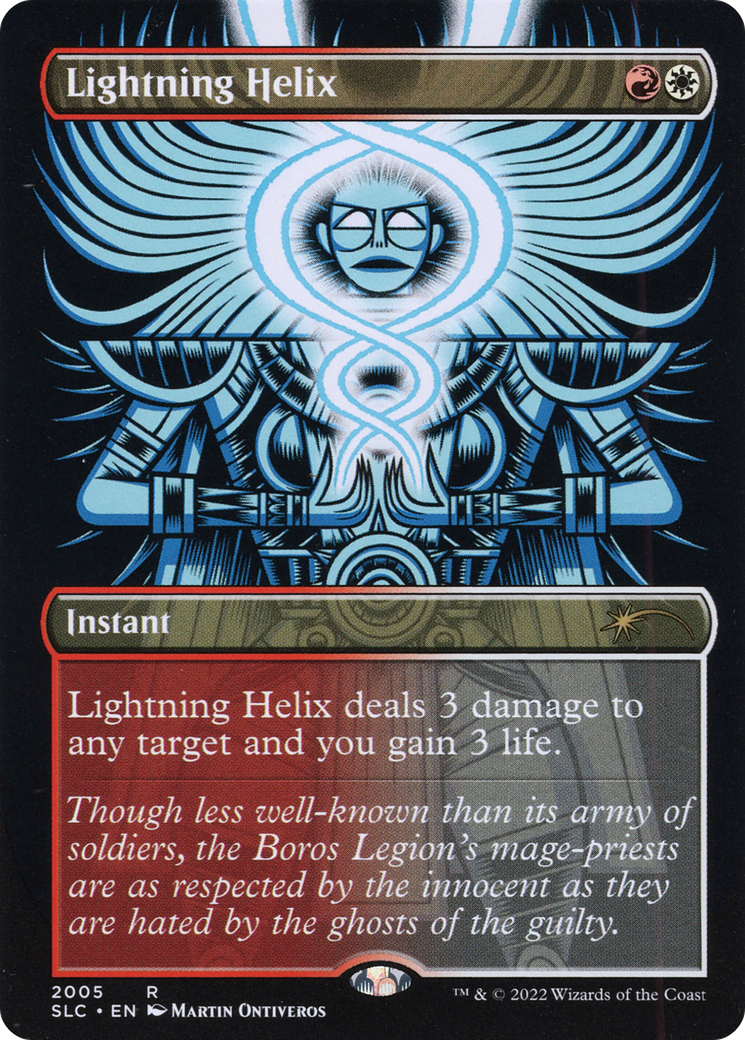 Lightning Helix (SLC-2005) - Secret Lair 30th Anniversary Countdown Kit (Borderless) Foil
