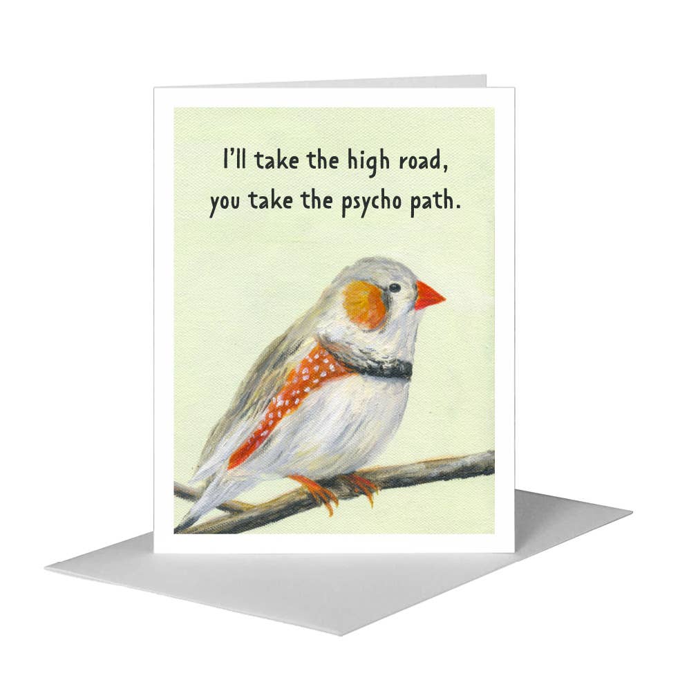 Songbird Finch, Greeting Card (#8316F)