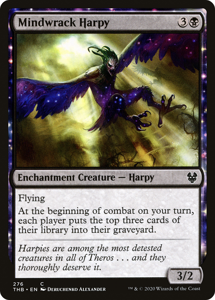 Mindwrack Harpy (THB-276) - Theros Beyond Death: (enchantment)