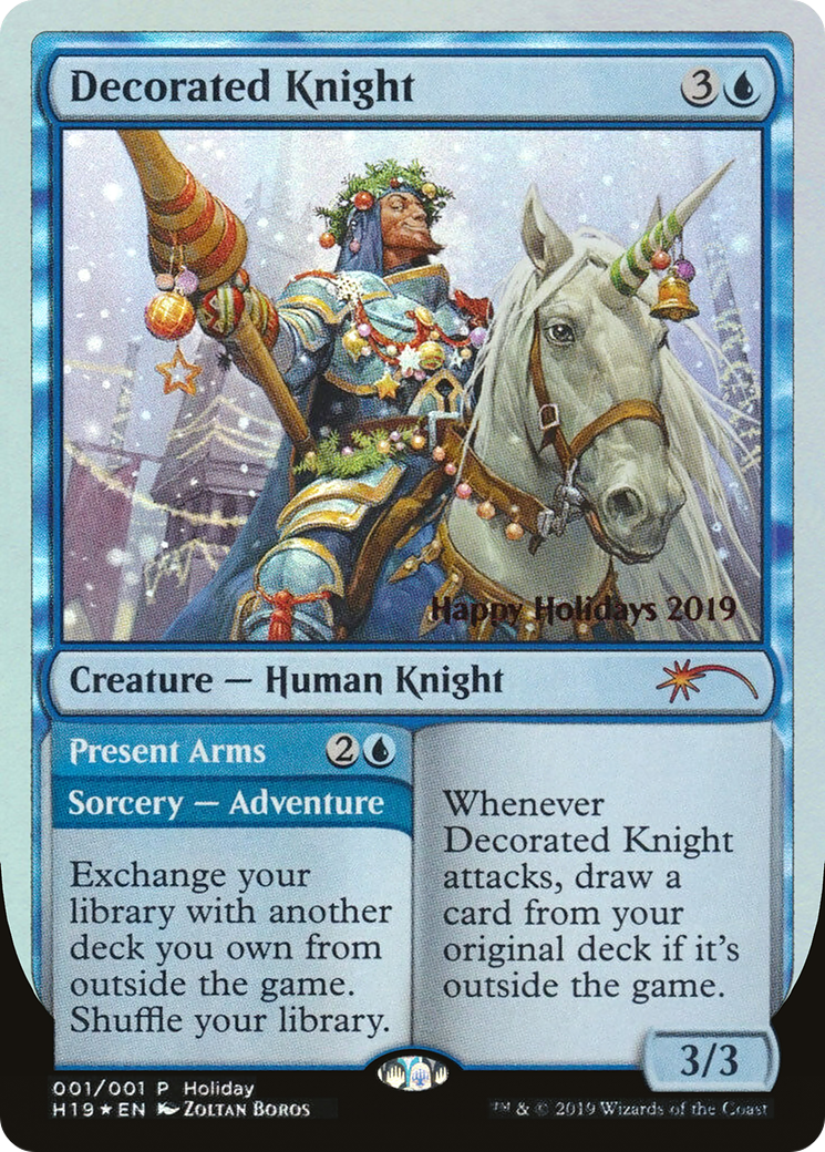 Decorated Knight // Present Arms (SPECIAL-019) - Happy Holidays Foil