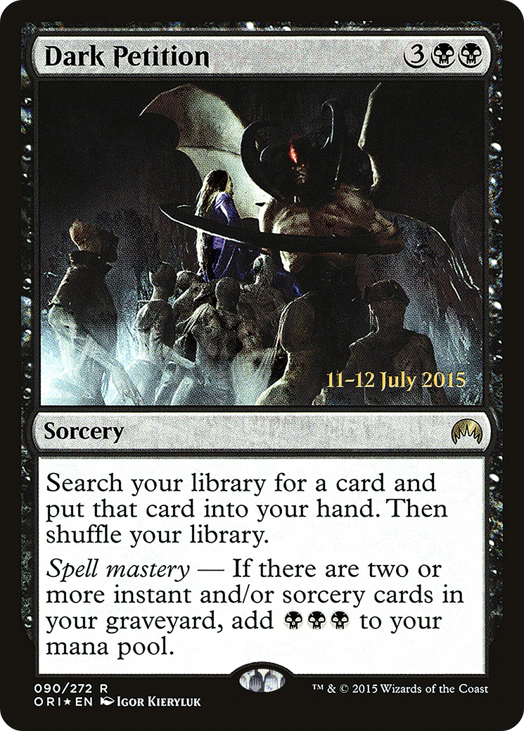 Dark Petition (PRE-90S) - Magic Origins Promos Foil