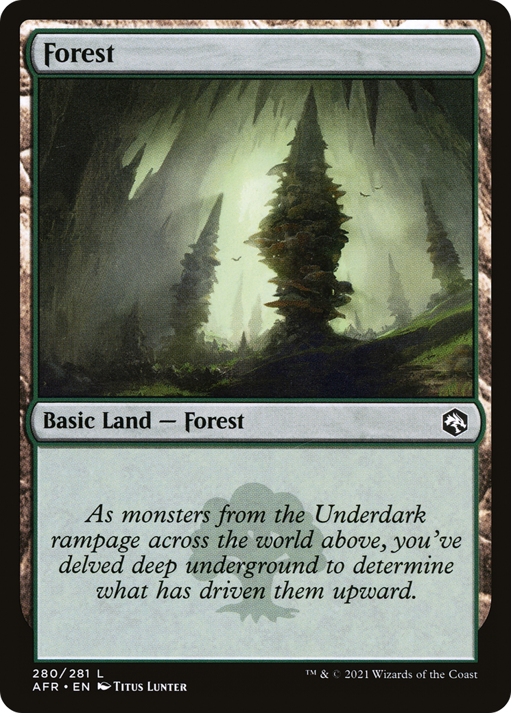 Forest (AFR-280) - Adventures in the Forgotten Realms Foil