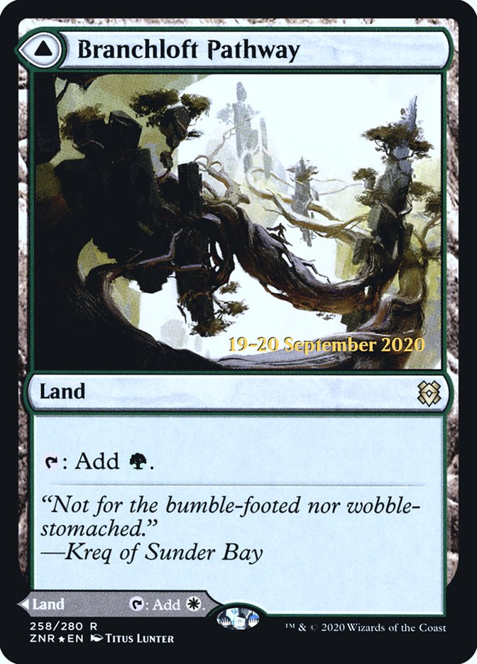 Branchloft Pathway // Boulderloft Pathway (PRE-258S) - Zendikar Rising Promos Foil