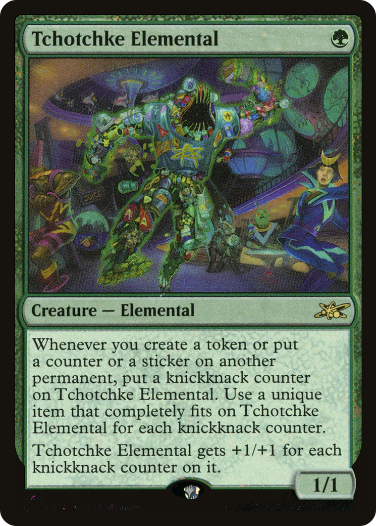 Tchotchke Elemental (UNF-444) - Unfinity Foil