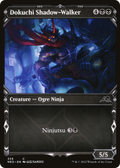 Dokuchi Shadow-Walker (NEO-339) - Kamigawa: Neon Dynasty: (Showcase)