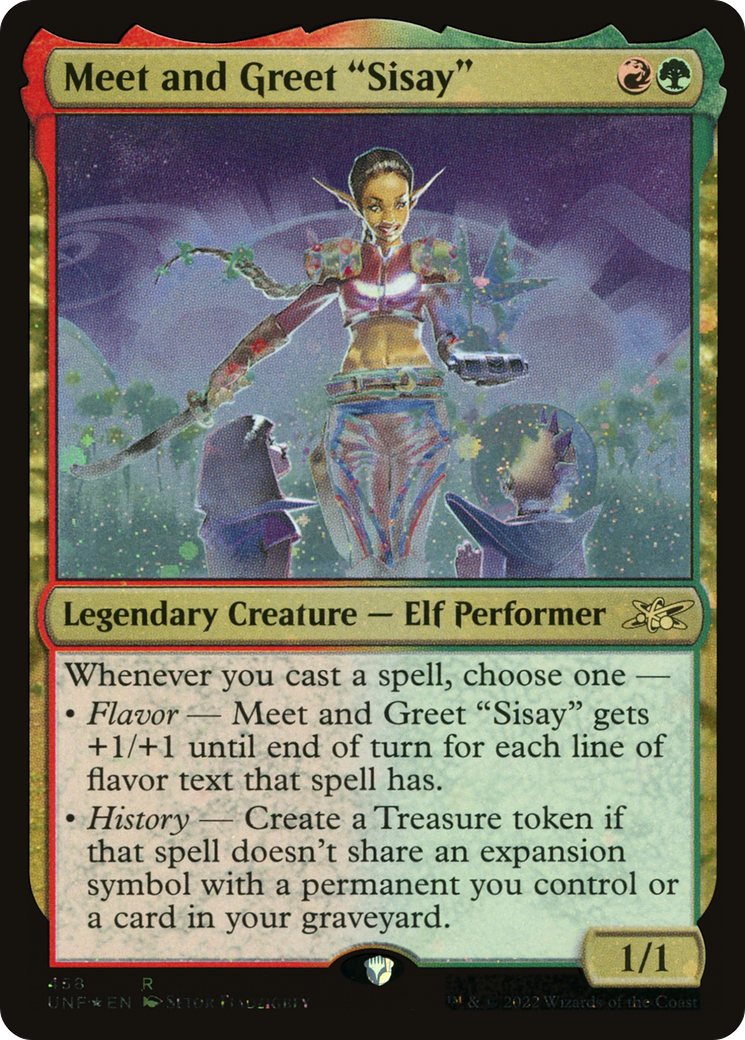 Meet and Greet "Sisay" (UNF-458) - Unfinity Foil