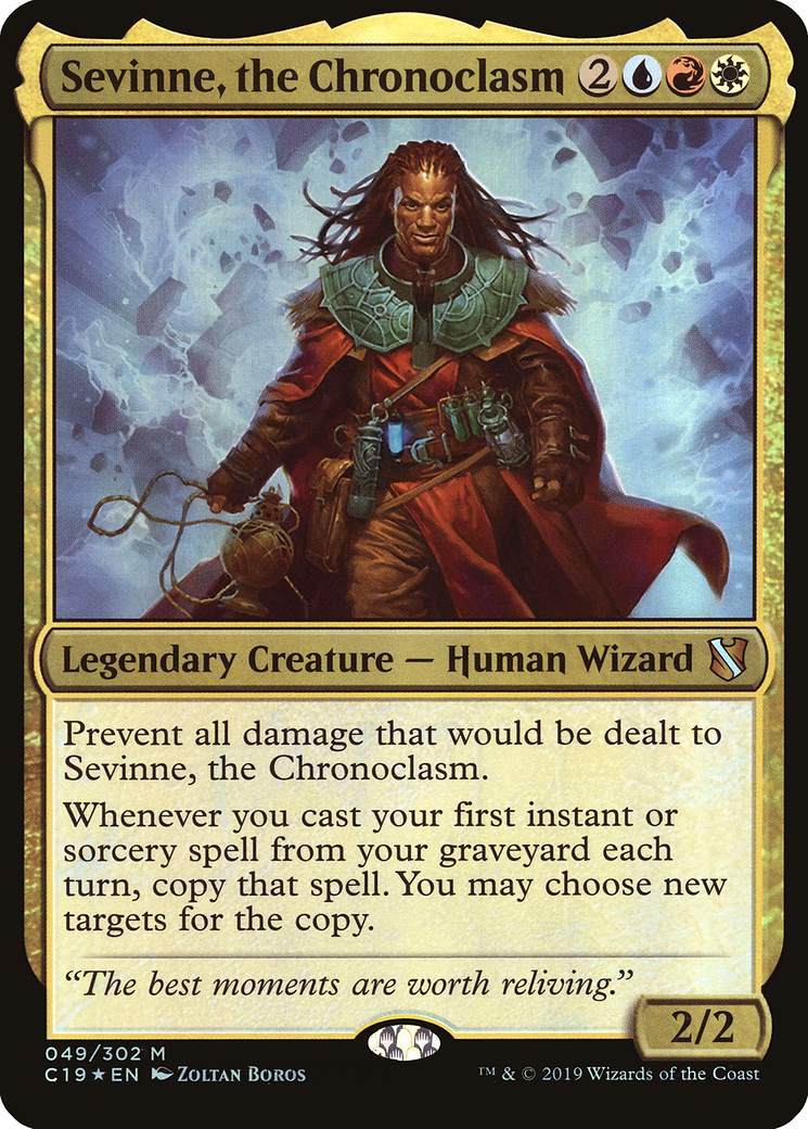 Sevinne, the Chronoclasm (OVER-049) - Commander 2019 Oversized Foil