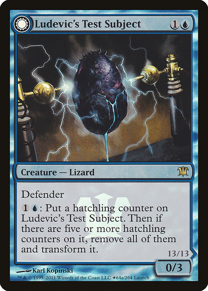 Ludevic's Test Subject // Ludevic's Abomination (LARP-64★) - Innistrad Promos: (Double Faced Transform) Foil