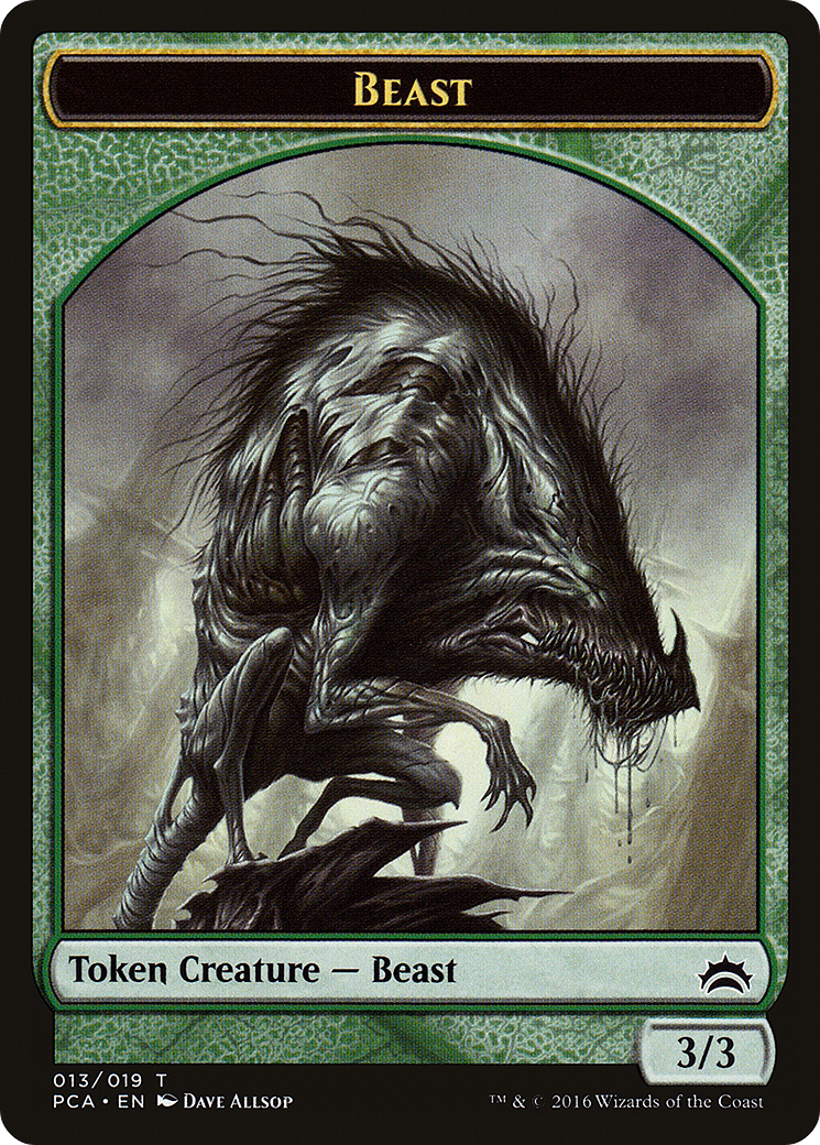 Beast (PCA-13 // 19) - Planechase Anthology Tokens
