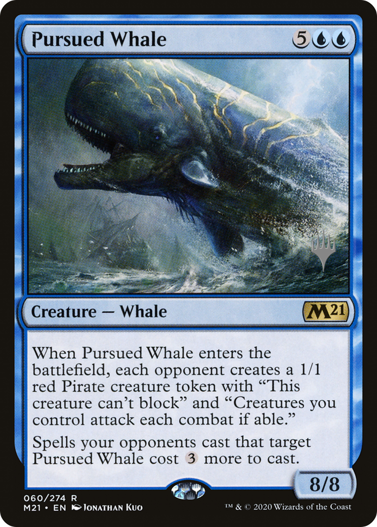 Pursued Whale (PPM21-60P) - Core Set 2021 Promos