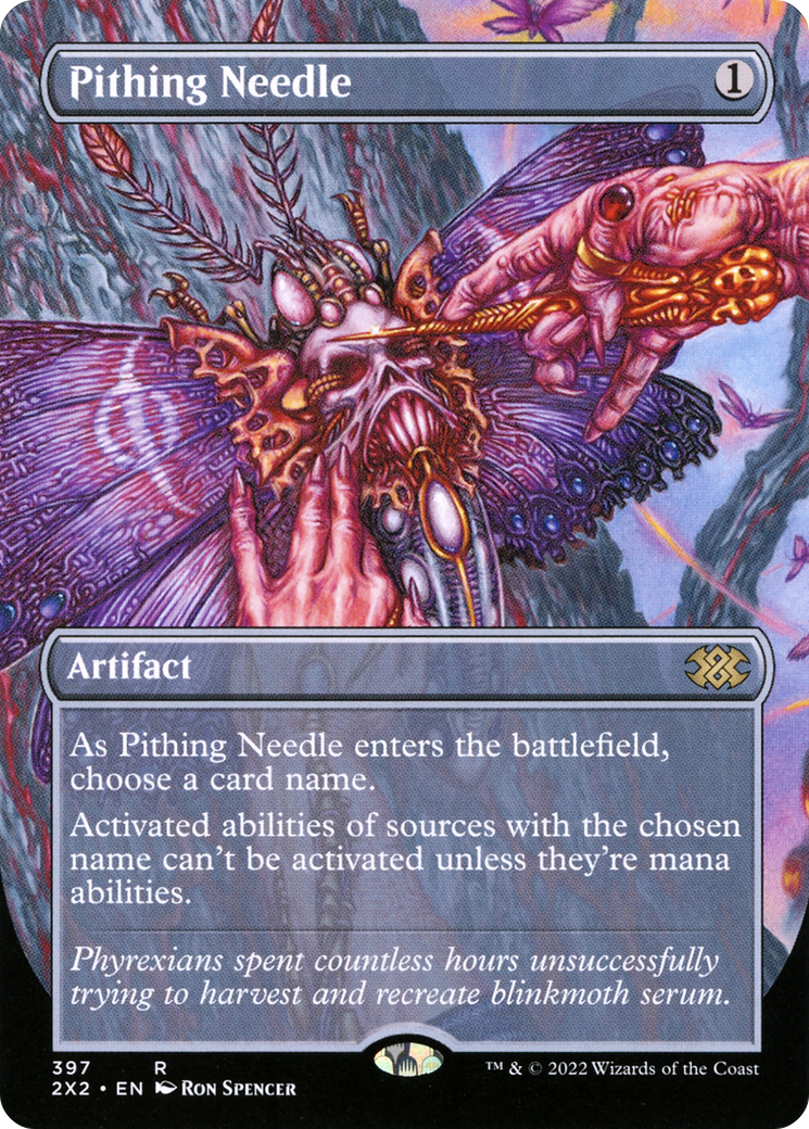 Pithing Needle (2X2-397) - Double Masters 2022 (Borderless) Foil