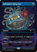 Stifle (SLD-1787) - Secret Lair Drop / Beholder's Sleep Ray (Borderless) Foil