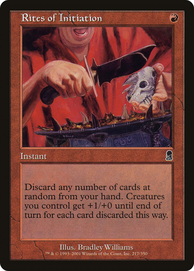 Rites of Initiation (ODY-217) - Odyssey Foil
