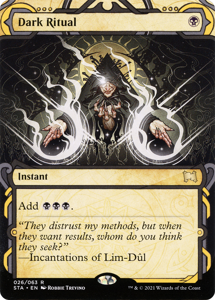 Dark Ritual (STA-026) - Strixhaven Mystical Archive: (Showcase) (Borderless)