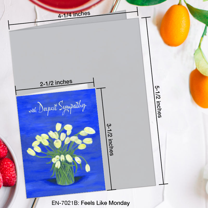 Feels Like Monday, Greeting Card (#7021B)
